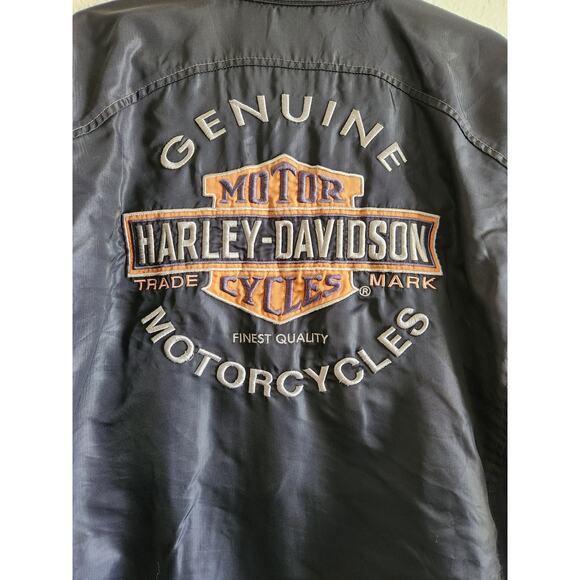 Vintage Harley-Davidson Genuine Motorcycles  Unisex Jacket-LG - Picture 3 of 14